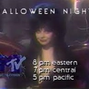Elvira's Halloween Party MTV 1984