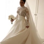 Arched Fabric Waistband on Dress