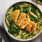 Mozzarella and Pesto Escalope