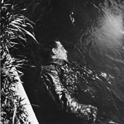 Dead SS Prison Guard Floating in Canal (Lee Miller)