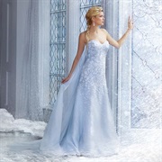 Winter Themed Wedding Gown