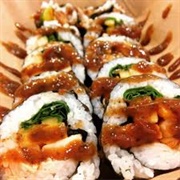 Sushi With Jerk Sauce (Sushi With Calypso Sauce)