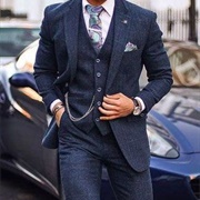 Pocket Watch Chain With Suit