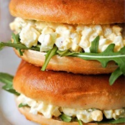 Deviled Egg Bagel
