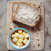 Multigrain Sourdough Bread With Butter
