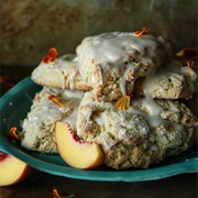 Gluten-Free Vegan Peach Scone