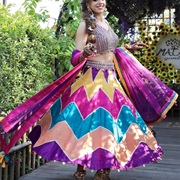 Multi-Color Wedding Dress