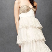 Beading Wrapped Around Cups on Bodice