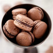 Dark Chocolate Macaron