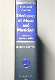 The New Grove Dictionary of Music and Musicians Volume 26 (Grove)