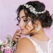 Bride Wearing Circlet