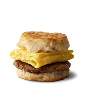 Sausage Biscuit With Egg