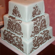 Henna Inspired Cake Design