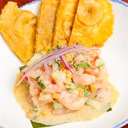 P37 Peruvian Shrimp Ceviche