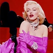 Marilyn's All Pink Dress - Gentlemen Prefere Blondes