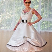 Patterned Neckline, Waist, Decoration