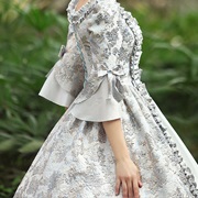 Double-Layer Sleeve With Bow