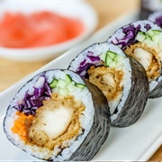 Sushi With General Tso Sauce