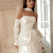 Corset Top With Blazer Detailing