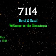 #7420 Welcome to the Boomtown by David & David