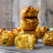 Cheese, Mustard & Onion Muffins