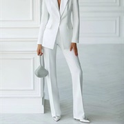 Slim-Fit Pants for Bride