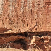 Medicine Lodge State Archeological Site, Wyoming, USA