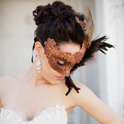 Masquerade Mask for Bride