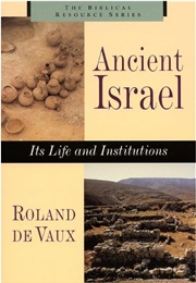 Ancient Israel (Roland De Vaux)