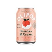 Olipop Peaches & Cream Prebiotic Soda