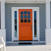 Bright Colored Front Door