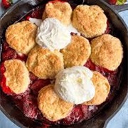 Strawberry Scone Cobbler