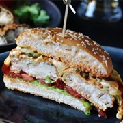 Fried Brain Sandwich