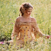 Padme's Beige + Yellow Dress - Star Wars