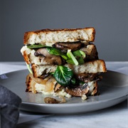Balsamic Marble Cheddar and Onion Grilled Cheese
