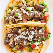 Crumbled Blue Cheese Taco