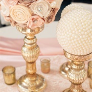 Pearl Ball Centerpieces