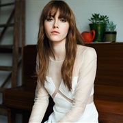 Sheer Top With Geometric "Floating" Panels