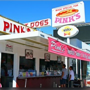 Pinks Hot Dogs