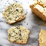 Multigrain Rye Bread With Artichoke and Black Chickpea Hummus