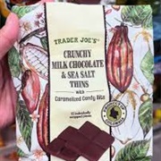 Crunchy Milk Chocolate and Sea Salt Thins