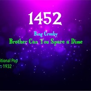 -#7642 Brother Can You Spare a Dime by Bing Crosby