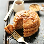 Coconut Coffee Pancakes