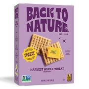 Back to Nature Harvest Whole Wheat Crackers
