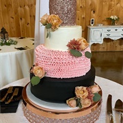 Cake Tiers Each a Different Color