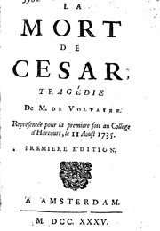 La Mort De Cesar (Voltaire)