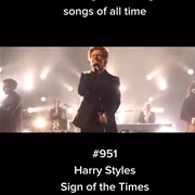 #557 Sign of the Times by Harry Styles