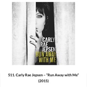 #1126 Run Away With Me by Carly Rae Jepsen