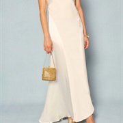 Bias Cut Wedding Dress