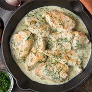 Chicken in Dill Sauce